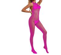 Combinaison Sexy Femme Bodys Sexy Femmes Noir Bodystocking Sexy Tenue Femme Taille Unique Lingerie Erothique Femme Coquine Hot Nuisette Transparent Femme Résille Dos Nu