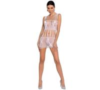 Combinaison sexy ouverte ouverte passion woman bs084 rouge - Taille: Taille unique 14, Couleur: Blanc