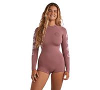Combinaison shorty de surf femme Billabong 2/2 mm Spring Fever Natural Rose 2XL
