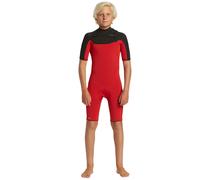 Combinaison shorty enfant Quiksilver (2/2mm) Everyday Sessions B Front-Zip Rouge 16 ans