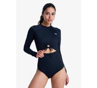 Roxy Beach Essential Woman Long Sleeve Back Zip Shorty Bleu 2XL Femme