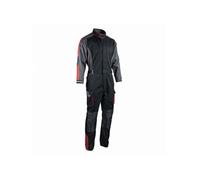 Combinaison simple zip Racer Noir/Gris/Rouge Taille XXL - FXWW4010E-XXL