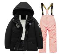 Combinaison Ski Enfant De Bebe Fille Pantalon Pluie Neige Grande Taille Collant Doudoune Garçon Pilote Bébé Chaud Tenue Vestes Combi Garcon Manteau Vêtements Pantalons Bleu Travail Pour Imperméable