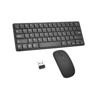 Combinaison souris et clavier sans fil | Clavier d'ordinateur sans fil ergonomique de 2,4 GHz | Combinaison de clavier et de taille complète pour ordinateur portable, PC, ordinateur portable
