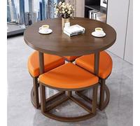 Combinaison Table et Chaises pour la Maison, Ensemble de 4 Chaises de Table, Cuisine, pour Salon de thé, Pâtisserie, Café, Restaurant(B3)