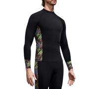 Combinaison Triathlon Homme Combinaison Plongée 5Mm Maillot De Bain Rashguards Wakeboard Shorty Modest Swimwear Longe Cote Couche Eau Natation Trifonction Snorkeling Stretch Chasse sous Marine Surf