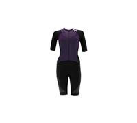 Huub Pinnacle Short Sleeve Trisuit Noir,Violet M Femme
