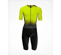 Huub Short Sleeve Trisuit Jaune L Homme