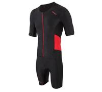 ZONE3 Combinaison de triathlon Activate manches courtes noir/rouge Taille S