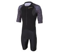Combinaison trifonction manches courtes Zone3 Lava - Homme - Triathlon - Noir