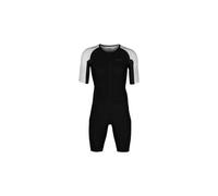 Combinaison de triathlon Orca Athlex Aero Race manche courte noir blanc - S