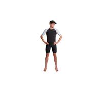 Zone3 Lava Long Distance Aero Short Sleeve Trisuit Blanc,Noir XL Homme