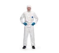 DuPont Tyvek 500 Xpert | Vêtement de Protection Chimique, à Capuche, Catégorie III, Type 5-B et 6-B | Robuste et Légère | Blanc | Taille XXL