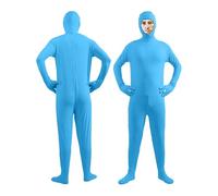 Combinaison Unicolore pour Adulte Confortable Performance Tenue Role Playing Morphsuit Unisexe Classique Manches Longues Combinaison pour Carnaval Soirée