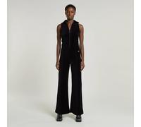 Combinaison Wide Leg Velvet - Noir - Femmes