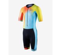 Combinaison Zone3 Activate+ manches courtes noir orange bleu - S