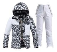 Combinaisons de gymnastique de ski pour hommes et femmes, combinaisons de ski chaudes, combinaisons complètes, Blanc., XL