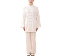 Combinaisons de Kung Fu Tai Chi, Ensemble d'uniformes de Tai Chi for Hommes et Femmes, Multicolore, Plusieurs Tailles(Weiß,3XL)