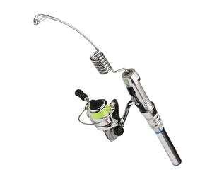 Combinaisons de moulinets télescopiques pour canne à pêche | Kit complet de pêche sur glace pour adultes, ami, père, équipement de pêche télescopique