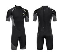 Combinaisons De PlongéE Combinaison de plongée 1,5 mm à Manches Courtes for Hommes et Femmes, Maillot Bain for Kitesurf, sous-Marine, Chasse, Rashguard(4X-Large)