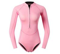Combinaisons De PlongéE Combinaison De Plongée for Femme en Néoprène 2 Mm Équipement De Plongée Maillot De Bain Rose À Surf Combinaison De Plongée en Apnée(Yellow,L)