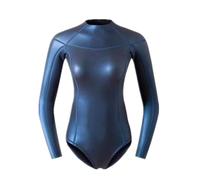 Combinaisons De PlongéE Combinaisons De Plongée Dos Nu en Néoprène 2 Mm Maillots De Bain De Plongée Libre Combinaison De Plongée Bikini Siamois Maillot(Blue,L)