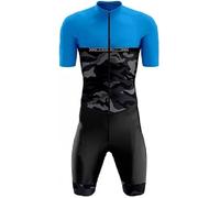Combinaisons De Triathlon Homme - Trifonctions pour Hommes avec Manches - Trifonction Triathlon Hommes - Kit De Trifonction Homme - Combinaison De Couture, C, 3XL
