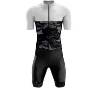 Combinaisons De Triathlon Homme - Trifonctions pour Hommes avec Manches - Trifonction Triathlon Hommes - Kit De Trifonction Homme - Combinaison De Couture, A, XL