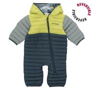 Combinaisons enfant filles Columbia POWDER LITE II REVERSIBLE BUNTING Vert 12 / 18 mois