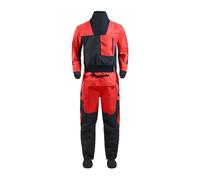 Combinaisons étanches pour Kayak Combinaison étanche de Kayak for Homme, Joints en Latex avec Renfort néoprène, eaux calmes, océan, rivière, Voile(Red,S)