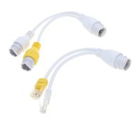 Combinateur répartiteur Ethernet 2 en 1 avec connecteurs RJ45 pour une extension de réseau économique et une connexion d'appareils