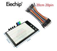 Combination 1 Planche à pain sans soudure, ZY-204, SYB-1660, 4 Bus, Circuit de Test, point d'attache mâle à mâle, câbles de ligne Dupont, KIT de bricolage