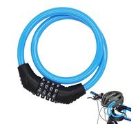 Combination Bike Lock, Heavy Duty Anti Theft Cycling Locked, Secure Gear for Road Bike, City Commute, Mountain Rack, Skateboard, Handlebar, Adult, Teen, Youth, Protection Outdoors, 25.59 Inches