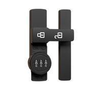 Combination Cabinet Door Lock - Punchless, 340 Grams Coded Latch, Adhesive Mount Security Device, Zinc Casting Privacy Fastener | Drawer Security For Homeowners & Students