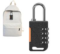 Combination Lock - 4 Digit Weather Resistant Security Padlock | Zinc Alloy Heavy Duty Outdoor Combination Lock, For Home Suitcase Box Luggage Case Bags