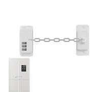 Combination Lock For Refrigerator - Freezer Door Lock With Password - No Drilling Strong Adhesive Child Proof Cabinet Locks For Refrigerator Cabinets