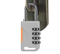 Combination Padlock - 4 Digit Weatherproof Outdoor Lock, Zinc Alloy Waterproof Security Padlock For School Lockers, Gym, Gates And Sheds, Heavy Duty Reset-Proof Alternative | Black