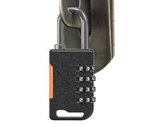 Combination Padlock, Waterproof Padlocks For School Gym | 4 Digit Heavy Duty Security Padlock | Zinc Alloy Waterproof Lock Combination | For Home School Gym Suitcase Luggage Box Case Travel Bags Bac