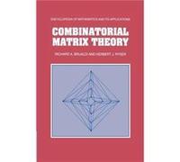 Combinatorial Matrix Theory - Herbert J. California Institute of Technology Ryser - Cambridge University Press - Livre en Anglais - Paperback Herbert J. California Institute of Technology RyserHerbert