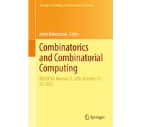 Combinatorics and Combinatorial Computing: Mcccc34, Normal, Il, USA, October 21-23, 2022