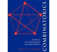 Combinatorics by Peter J. Cameron Peter J. Cameron (Auteur)