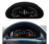 Combiné d’instruments numérique LCD 10,25 pouces compatible avec BMW E46 1999-2004, Affichage compteur de vitesse et compte-tours, Apple CarPlay sans fil et MirrorLink, Installation non destructive