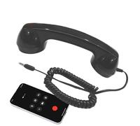 Combiné de téléphone portable - Adaptateur et récepteur de ligne fixe rétro | Décoration nostalgique pour la maison et le lieu de travail | Accessoire d'acteur amusant pour les soirées à thème et la p