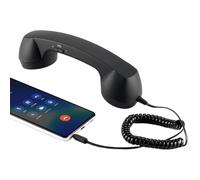 Combiné de téléphone rétro - Accessoires de bureau jack 3,5 mm, composant de téléphonie mobile portable, accessoire de mise à niveau audio ergonomique pour appareil intelligent | Équipement de