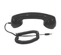 Combiné de téléphone rétro | Adaptateur fixe | Combiné de téléphone | Pour lieu de travail, maison, décoration nostalgique, fête à thème, accessoire d'acteur