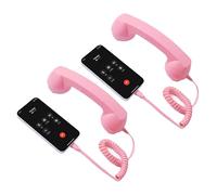 Combiné de téléphone rétro pour téléphone portable et AndroidFram, récepteur de téléphone portable avec microphone et commentaire, combiné de téléphone vintage Old School pour téléphones mobiles