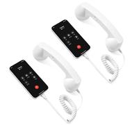 Combiné de téléphone rétro pour téléphone portable et AndroidFram, récepteur de téléphone portable avec microphone et commentaire, combiné de téléphone vintage Old School pour téléphones mobiles