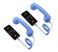 Combiné de téléphone rétro pour téléphone portable et AndroidFram, récepteur de téléphone portable avec microphone et commentaire, combiné de téléphone vintage Old School pour téléphones mobiles