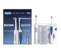 Oral-B Idropulsore Health Center Adulte Brosse à dents rotative oscillante Bleu, Blanc
