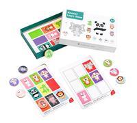 Combine des cartes de suivi d'animaux pour , jeu de combinaison d'animaux, jeu de combinaison d'animaux pour , jeu de cartes, jeux de logique ordre de position animal jouet